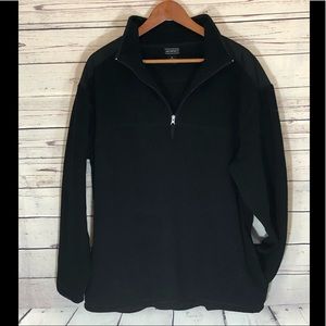 LAST CHANCE Architect Fleece Pullover Zip Vneck XL